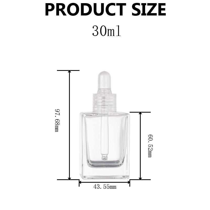 Clear Dropper Bottles